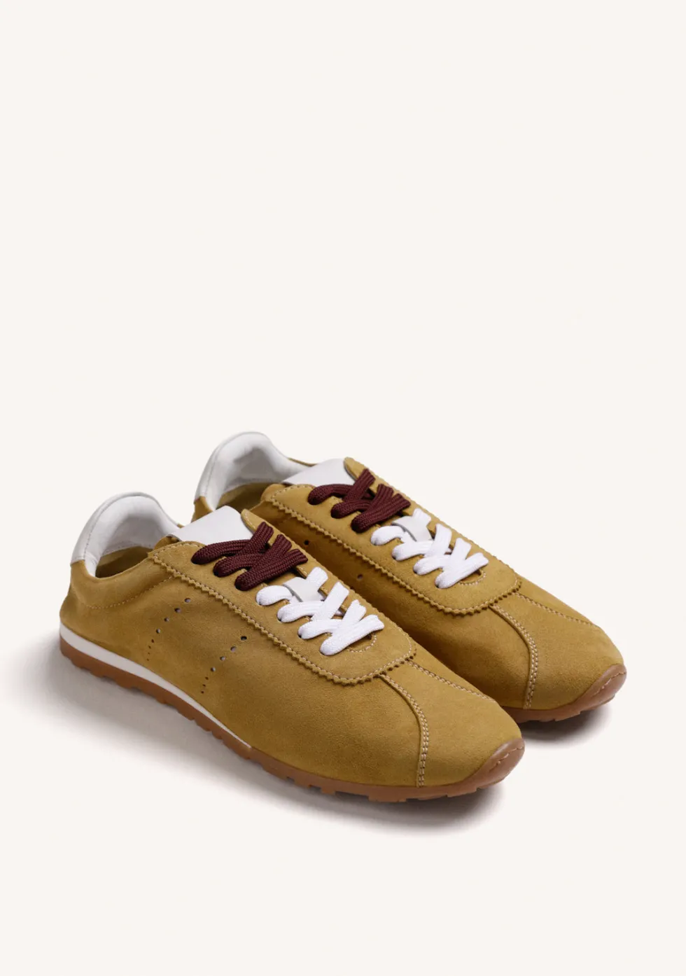 ZAPATILLAS MOSTAZA PIEL