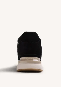 ZAPATILLAS NEGRO PIEL CUÑA