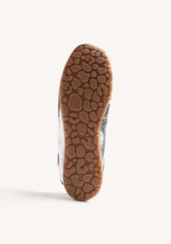 ZAPATILLAS PLATEADO PIEL