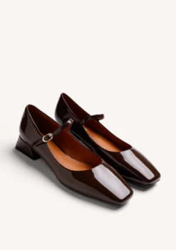 ZAPATOS MARRÓN MARY-JANE EFECTO CHAROL