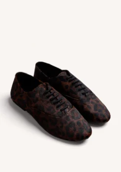 ZAPATOS PLANOS ESTAMPADO ANIMAL PIEL
