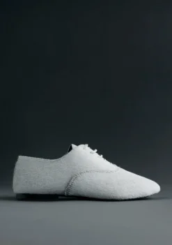 ZAPATOS PLANOS PIEL GRIS BY MELYSSA PINTO
