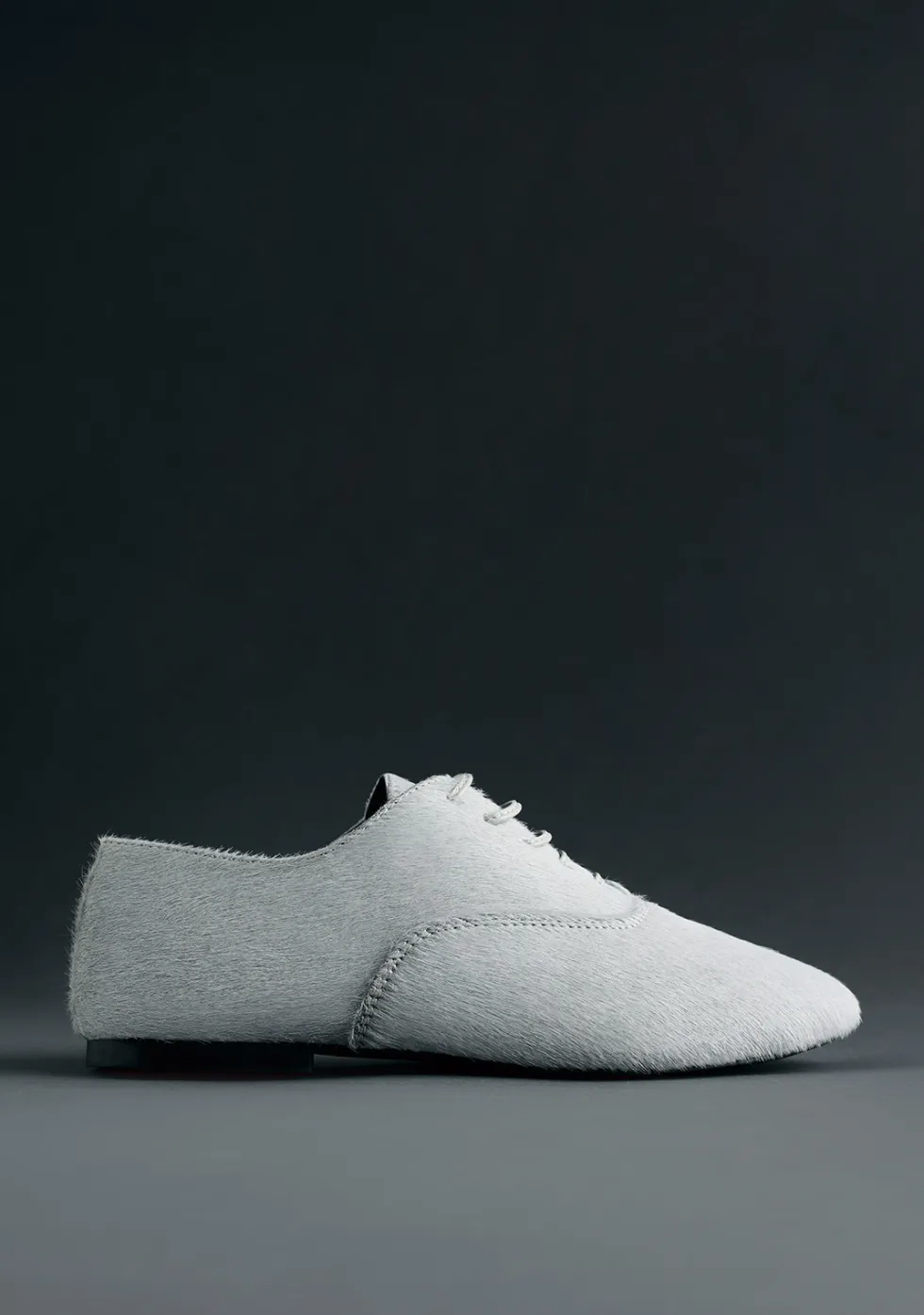 ZAPATOS PLANOS PIEL GRIS BY MELYSSA PINTO
