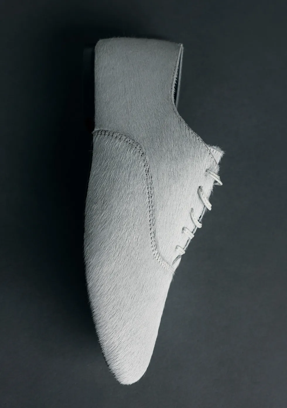 ZAPATOS PLANOS PIEL GRIS BY MELYSSA PINTO