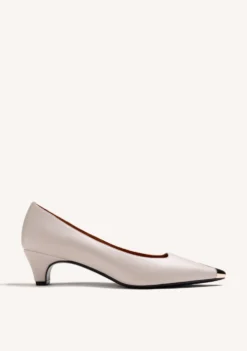 ZAPATOS TACÓN CREMA