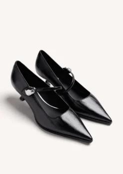 ZAPATOS TACÓN NEGRO JOYA