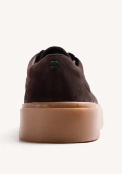 ZAPATOS WALLABEE MARRÓN PIEL