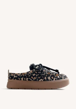 ZUECOS ESTAMPADO ANIMAL PIEL